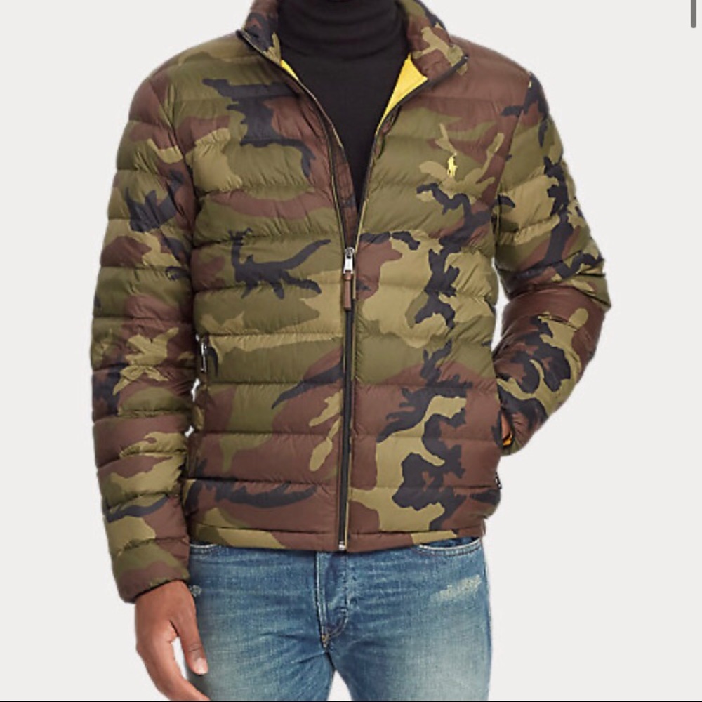 Polo Packable Water-Repellent Down Jacket